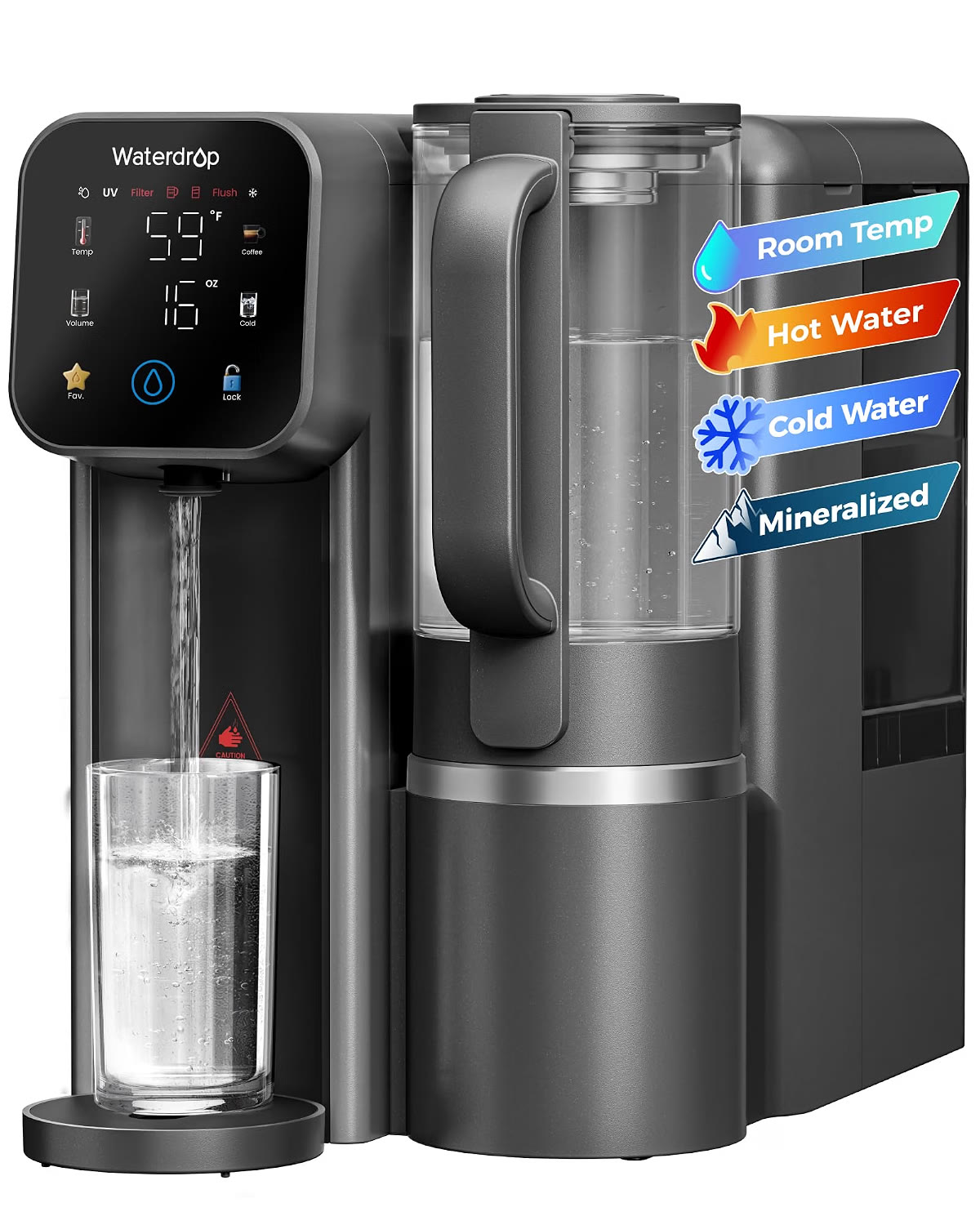 Waterdrop M6CG — countertop reverse osmosis water filter